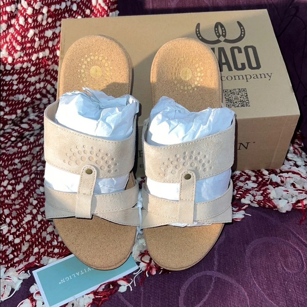 NIB REVITALIGN Women's Andover Wedge Sandal by Waco Shoe Co. W 7.5 - Picture 8 of 10